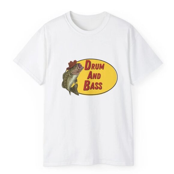 EDM Drum and bass Music Merch T-shirt, Funny Rave T-shirt, Dubstep T-Shirt - Picture 2 of 4